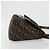 FENDI Zucca Canvas Mamma Baguette Shoulder Bag Black Brown Auth 184905SAM Marrone Nero - vista 4