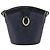 Borsa a tracolla Christian Dior Trotter Canvas PVC Blu Navy Oro Auth BA13388A D'oro - vista 2