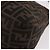 FENDI Zucca Canvas Mamma Baguette Shoulder Bag Black Brown Auth 185682SAV Marrone Nero - vista 13