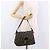 FENDI Zucca Canvas Mamma Baguette Shoulder Bag Black Brown Auth 185682SAV Marrone Nero - vista 25