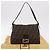 FENDI Zucca Canvas Mamma Baguette Shoulder Bag Black Brown Auth 185682SAV Marrone Nero - vista 26