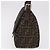 FENDI Zucca Canvas Mamma Baguette Shoulder Bag Black Brown Auth 185682SAV Marrone Nero - vista 4