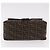 FENDI Zucca Canvas Mamma Baguette Shoulder Bag Black Brown Auth 185682SAV Marrone Nero - vista 9
