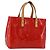 LOUIS VUITTON Borsa Monogram Vernis Reade PM Rosso Rouge M91088 LV Auth ti3946