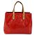 LOUIS VUITTON Borsa Monogram Vernis Reade PM Rosso Rouge M91088 LV Auth ti3946 - vista 2