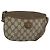 GUCCI GG Supreme Schultertasche PVC Beige Gold 904 02 020 Auth 184952 Golden