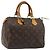 LOUIS VUITTON Borsa Monogram Speedy 25 M41528 LV Auth 184955V Monogramma