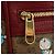 Borsa GUCCI Collaborazione Doraemon Micro GG Supreme PVC Beige 647784 Auth 184387M D'oro - vista 16