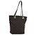 Borsa GUCCI GG Canvas Nera Oro 002 1099 Auth ka4695 Nero D'oro