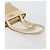 Céline CELINE Tote Bag Canvas Beige Gold CC Auth ti3959 Golden - Ansicht 7