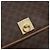 Céline Borsa a tracolla CELINE in tela Macadam PVC Pelle Marrone Oro Auth bs35574 D'oro - vista 14