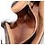 Céline Borsa a tracolla CELINE in tela Macadam PVC Pelle Marrone Oro Auth bs35574 D'oro - vista 21