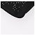 CHANEL Camelia Chain Schultertasche aus Satin Schwarz Silber CC Authentisch 184869SM - Ansicht 10