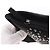CHANEL Camelia Chain Schultertasche aus Satin Schwarz Silber CC Authentisch 184869SM - Ansicht 14