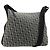 Borsa a tracolla Christian Dior Trotter Canvas Navy Silver Auth 184967A Argento Blu navy