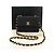 CHANEL Matelasse Chain Shoulder Pouch Tela Nera Oro CC Auth 184384V Nero D'oro - vista 25