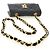 CHANEL Matelasse Chain Shoulder Pouch Tela Nera Oro CC Auth 184384V Nero D'oro - vista 7
