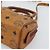 Borsa Mini Boston MCM Logogram Vicetos in PVC 2way Marrone Oro Auth 185458 D'oro - vista 12