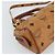 Borsa Mini Boston MCM Logogram Vicetos in PVC 2way Marrone Oro Auth 185458 D'oro - vista 15
