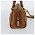 Borsa Mini Boston MCM Logogram Vicetos in PVC 2way Marrone Oro Auth 185458 D'oro - vista 4