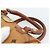 Borsa Mini Boston MCM Logogram Vicetos in PVC 2way Marrone Oro Auth 185458 D'oro - vista 8