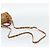 Borsa Mini Boston MCM Logogram Vicetos in PVC 2way Marrone Oro Auth 185458 D'oro - vista 9