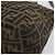 FENDI Zucca Canvas Mamma Baguette Shoulder Bag Black Brown Auth 184555SAM Marrone Nero - vista 10