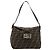 FENDI Zucca Canvas Mamma Baguette Shoulder Bag Black Brown Auth 184555SAM Marrone Nero - vista 2