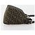 FENDI Zucca Canvas Mamma Baguette Shoulder Bag Black Brown Auth 184555SAM Marrone Nero - vista 4