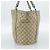 Bolso Tote GUCCI GG Canvas Abbey Beige Oro 211982 Auth ti3971 Dorado - vista 4