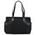 Bulgari Borsa a mano BVLGARI in tela e pelle nera argento ka4682 Nero - vista 3