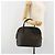 Céline Borsa CELINE Macadam Canvas PVC Pelle Nera Oro Auth 185132A Nero D'oro - vista 22