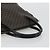 Céline Borsa CELINE Macadam Canvas PVC Pelle Nera Oro Auth 185132A Nero D'oro - vista 7