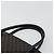 Céline Borsa CELINE Macadam Canvas PVC Pelle Nera Oro Auth 185132A Nero D'oro - vista 8