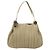 Bulgari Borsa a Spalla BVLGARI in Pelle Beige Argento Auth 185072A - vista 2