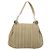 Bulgari Borsa a Spalla BVLGARI in Pelle Beige Argento Auth 185072A - vista 3
