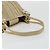 Bulgari Borsa a Spalla BVLGARI in Pelle Beige Argento Auth 185072A - vista 7