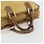 Borsa LOEWE Anagram Amazonas in Pelle Beige Oro Auth 185279 D'oro - vista 7