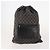 Borsa GUCCI GG Canvas GG Supreme in PVC 2 Set Nero Beige Auth 184052 - vista 2