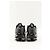 Nike Schwarze Leder-Sneaker - Ansicht 2