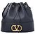 Borsa a secchiello mini VLogo Valentino Garavani Nero