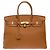 Hermès Borsa HERMES Birkin 35 in Pelle Oro - 103647 D'oro - vista 3