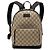 Zaino Gucci GG Supreme Nero Beige