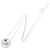 Colar Boutonniere de Diamante Van Cleef & Arpels Prata Branco  - vista 2