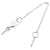 Colar Boutonniere de Diamante Van Cleef & Arpels Prata Branco  - vista 4