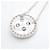 Colar Boutonniere de Diamante Van Cleef & Arpels Prata Branco  - vista 5