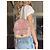 Chanel sequin and leather backpack Pink Beige Grey - view 2