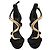 Sandali con tacco a spillo Giuseppe Zanotti Venere in scamosciato nero (Re-Edition)