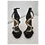 Sandali con tacco a spillo Giuseppe Zanotti Venere in scamosciato nero (Re-Edition) - vista 3