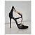 Sandali con tacco a spillo Giuseppe Zanotti Venere in scamosciato nero (Re-Edition) - vista 5